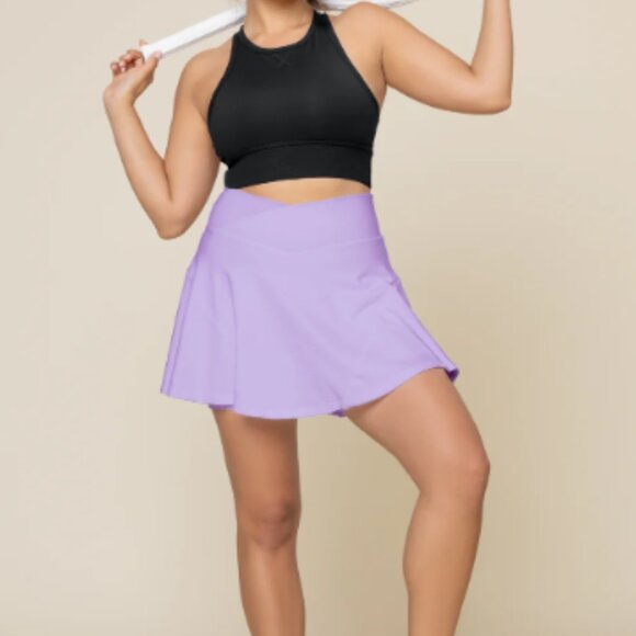POPFLEX | Skirts | Popflex Active Crisscross Hourglass Twirl Skirt ...